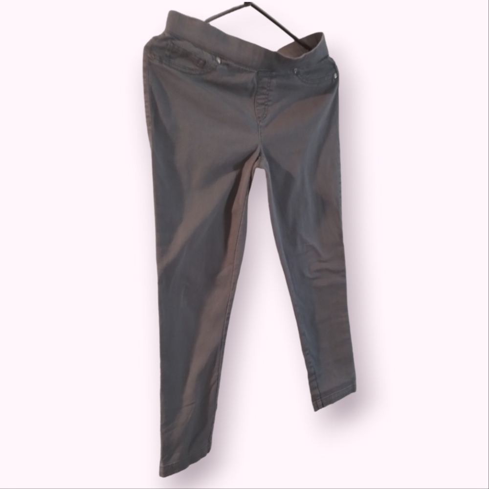 Justice Grey Capri Jeans